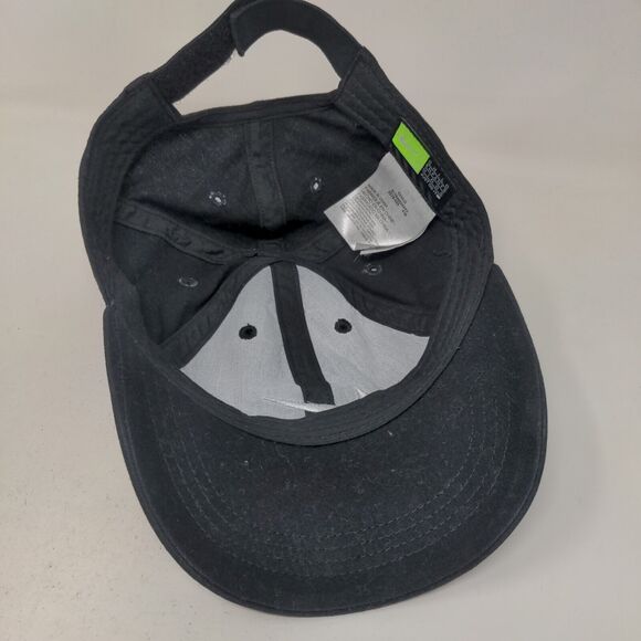 Nike Boy's Strapback Hat Black Size Child Embroidered Swoosh Logo - Picture 6 of 8